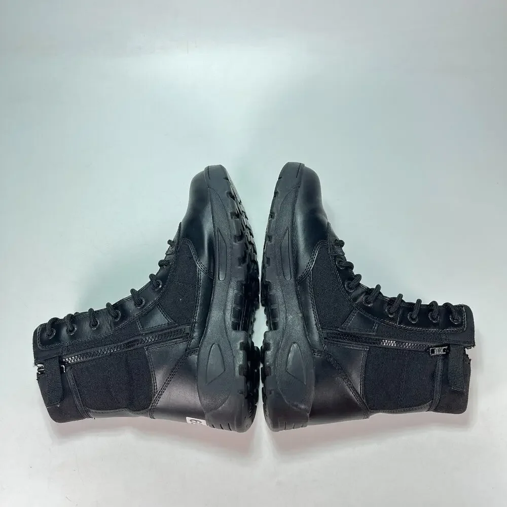 Response Gear II Wide Black High Top Side Zip Tactical Duty Boots Men's Size 10